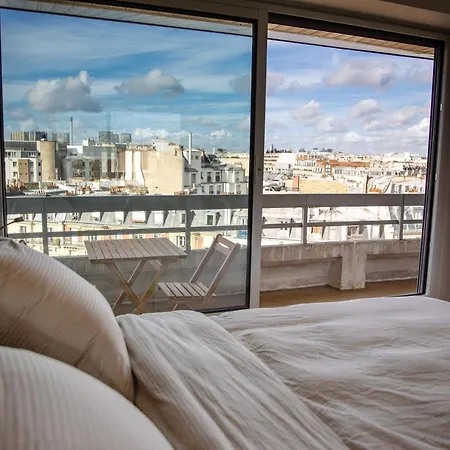 Appartement Vue Tour Eiffel Paris Exterior photo